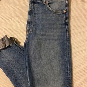 Zara high waisted skinny jeans